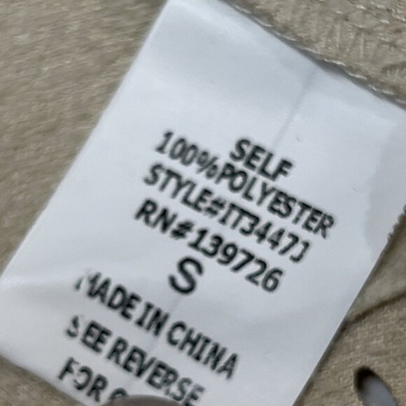 Honey Belle Kimono Womens S Tan Faux Suede Laser Cut Open Front Wester‎ Festival - Picture 8 of 9